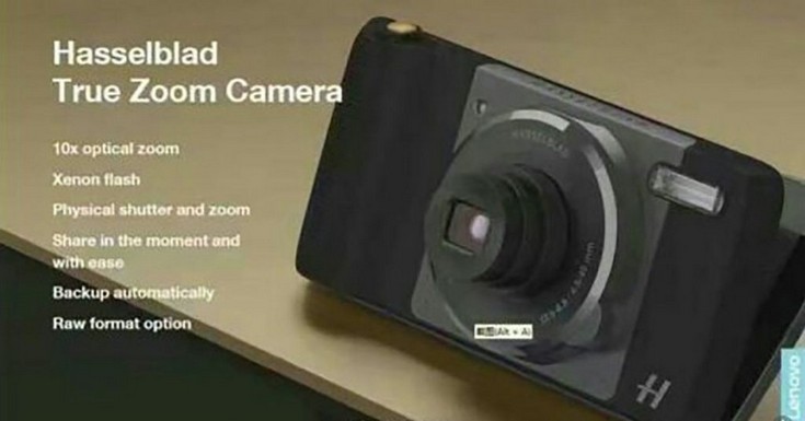 Модуль Hasselblad для смартфонов Moto Z получит 10-кратный оптический зум