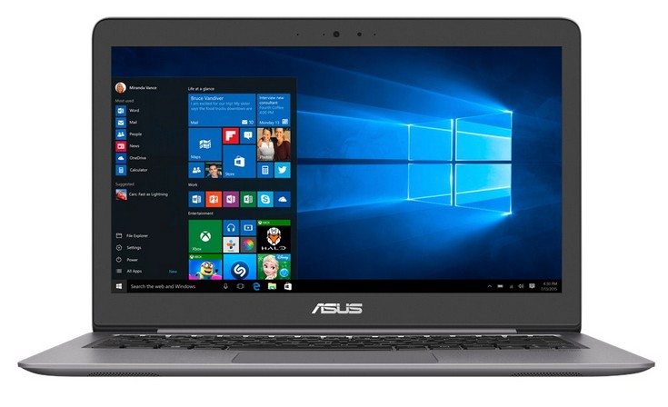 Asus обновила ноутбук Zenbook UX310