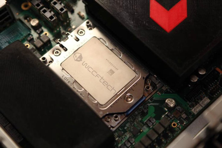 Процессоры AMD Zen (Naples) упакованы в корпуса типа LGA