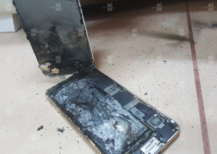 Вспыхнул очередной смартфон Apple iPhone 6s, судьба его владельца неизвестна