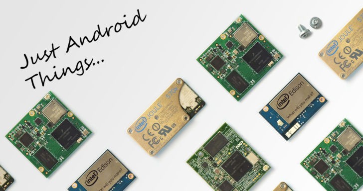Google представила ОС Android Things