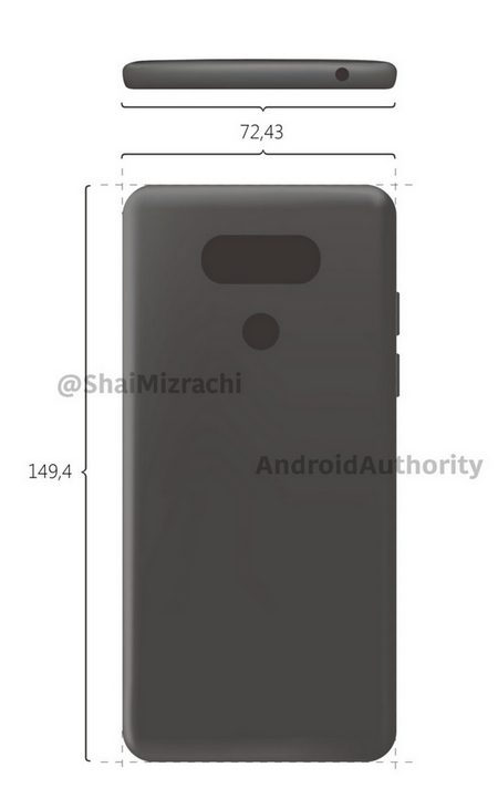 Опубликован первый эскиз смартфона LG G6
