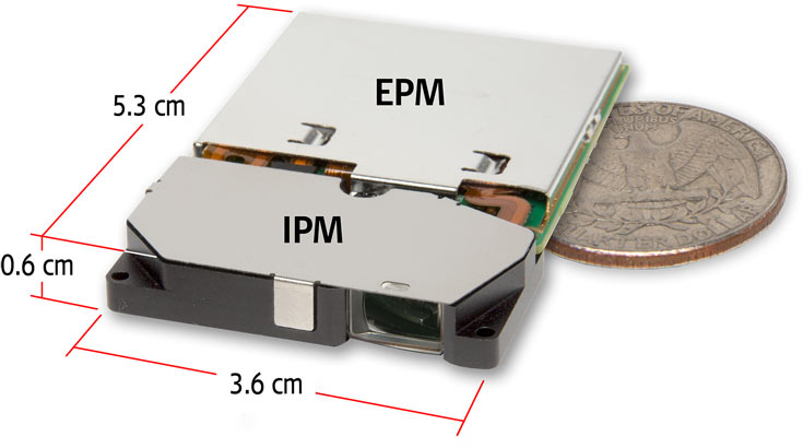 В модулях PSE-0403-101 и PSE-0403-102 блок лазерной развертки, изготовленный по технологии MEMS, дополнен блоком управления