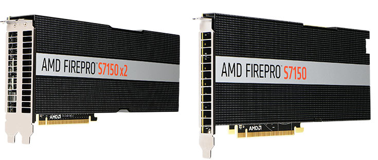 Серверные графические ускорители AMD FirePro S7150 и AMD FirePro S7150 x2 поддерживают технологию MxGPU
