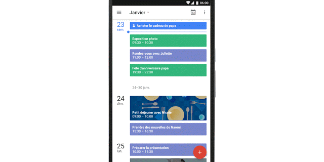 Приложение Google Calendar научили делать подсказки