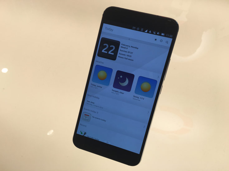 Смартфон Meizu Pro5 Ubuntu Edition имеет два слота для карточек SIM
