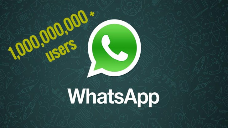 Более одного миллиарда человек используют WhatsApp