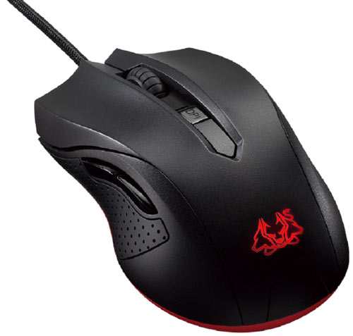 Оптическая мышь Cerberus Gaming Mouse одинаково подходит для левой и правой руки