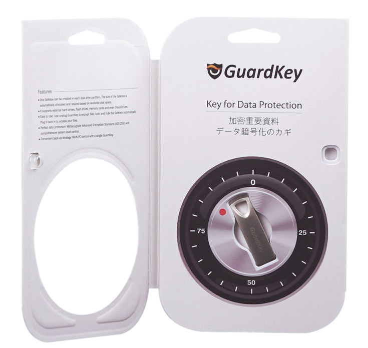GuardKey можно использовать совместно с парольной защитой для двухфакторной аутентификации