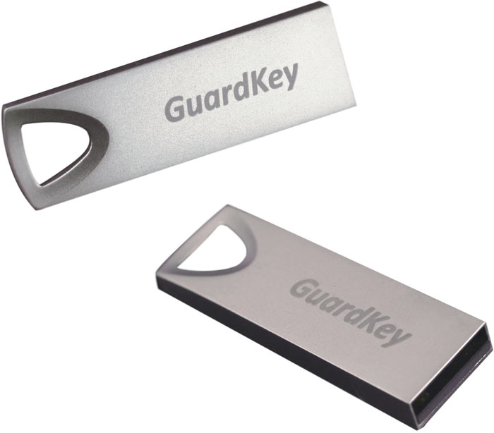 GuardKey можно использовать совместно с парольной защитой для двухфакторной аутентификации
