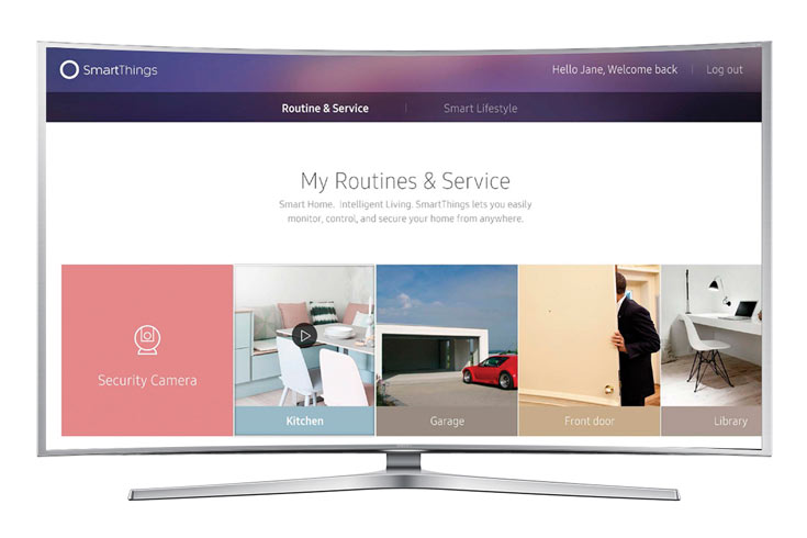 Телевизоры SUHD Samsung способны соединяться с устройствами на платформе SmartThings