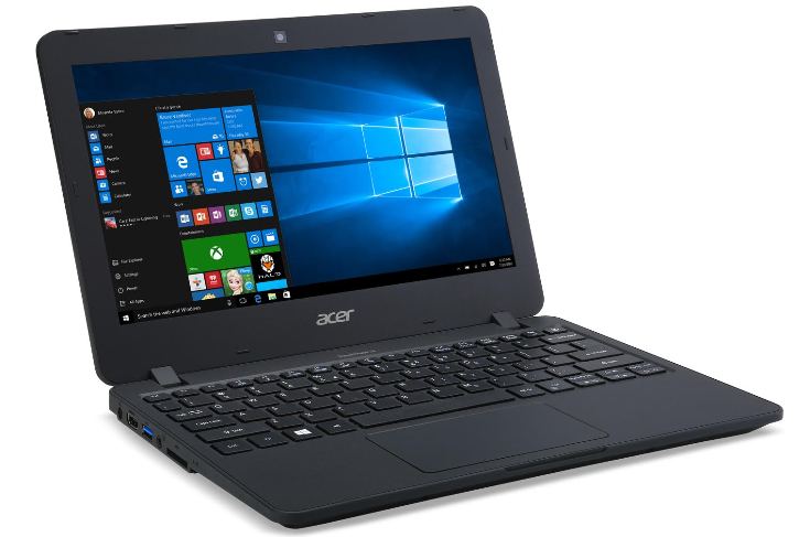Ноутбук Acer TravelMate B117 ориентирован на учебные заведения