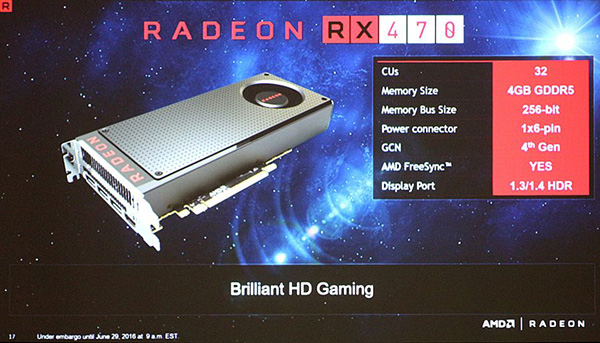 AMD Radeon RX 470: характеристики