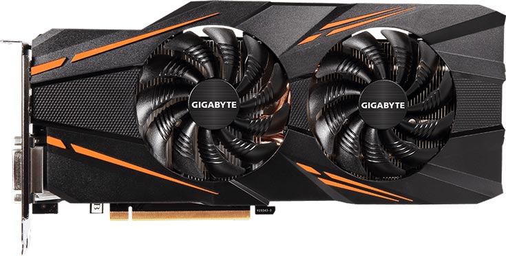 Графический процессор 3D-карты Gigabyte GeForce GTX 1070 WindForce OC разогнан до 1771 МГц