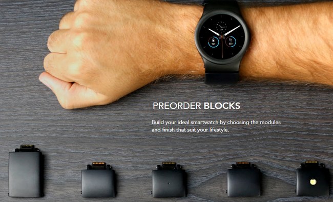 Модульные умные часы Blocks поступят в продажу в октябре 2016 по цене $330