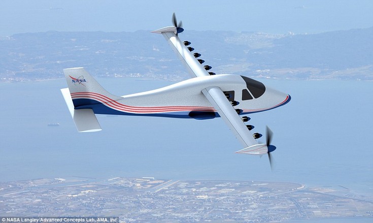 NASA строит самолёт Maxwell, оснащённый лишь электрическими двигателями