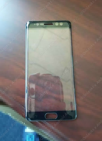 Появилось фото передней панели смартфона Samsung Galaxy Note7