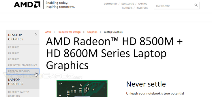 AMD анонсирует видеокарту Radeon Pro Duo 14 марта