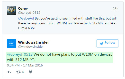 ОС Microsoft Windows 10 Mobile уже доступна для загрузки