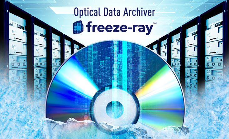 Используя диски Archival Disc объемом 300 ГБ, можно получить хранилище объемом 1,9 ПБ в стандартной 19-дюймовой стойке