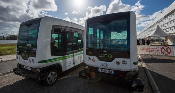 У Ericsson готовы электрические автобусы, способные перемещаться по городу без водителя