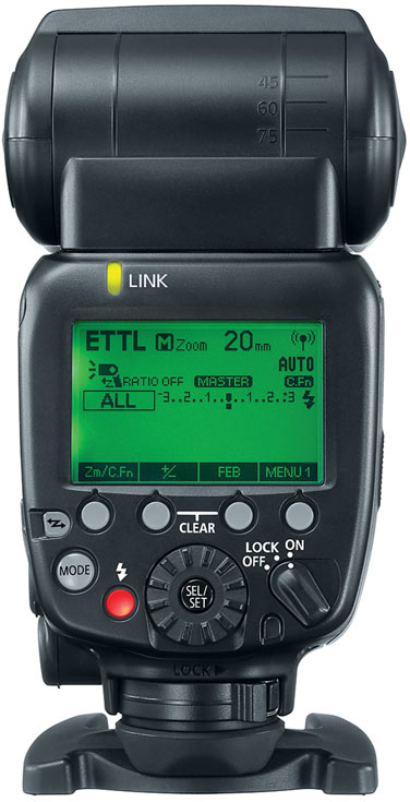 Вспышка Canon Speedlite 600EX II-RT поддерживает управление по радиоканалу
