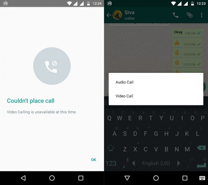 Пользователи Android начали тестировать видеозвонки в WhatsApp