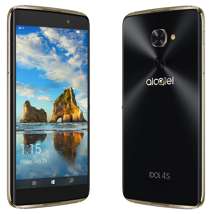 Названа дата начала продаж и цена смартфона Alcatel Idol 4S