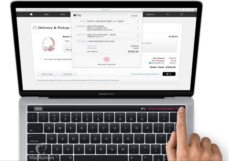 Представлены ноутбуки MacBook Pro 2016
