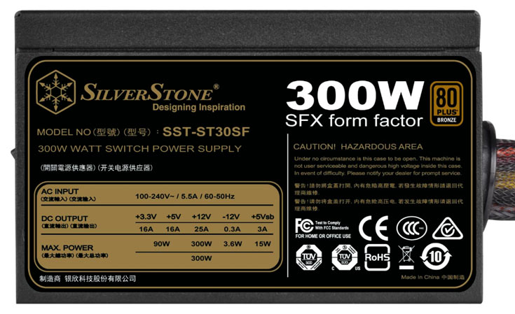 Рекомендованная производителем розничная цена блока питания SilverStone ST30SF v2.0 равна 47,20 евро