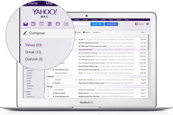 Yahoo имела доступ ко всем письмам своих клиентов