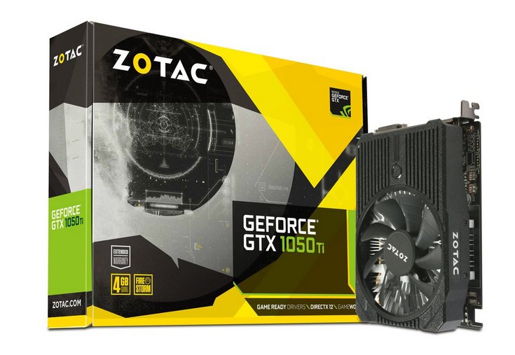 Zotac представила компактные версии GeForce GTX 1050 и GTX 1050 Ti