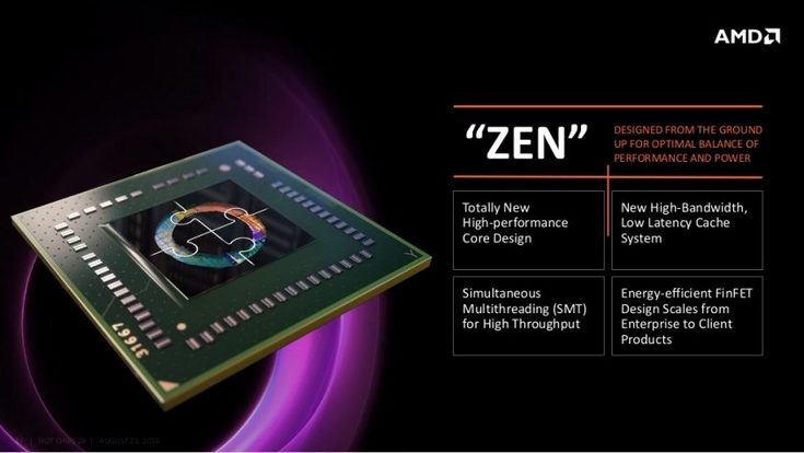 Мобильные процессоры AMD Zen не сильно задержаться в сравнении с настольными