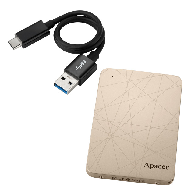 Объем SSD Apacer ASMini равен 240 ГБ