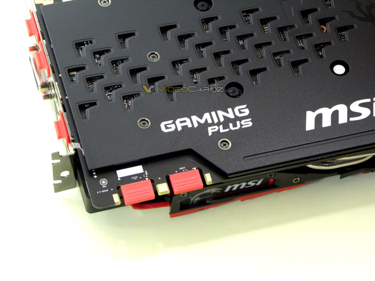 Конструкция системы охлаждения 3D-карты MSI GeForce GTX 1080 Gaming X Plus включает два вентилятора