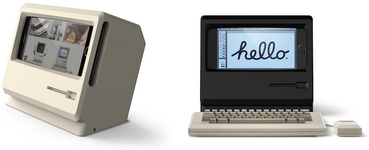 Зарядное устройство Elago M4 превращает iPhone в экран Macintosh