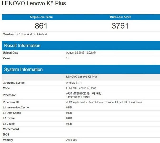 Lenovo пропустит линейку K7