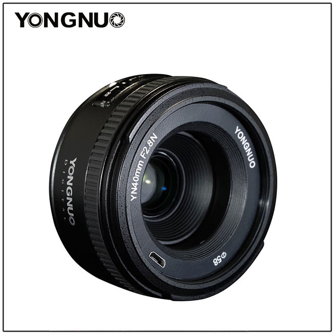 Объектив Yongnuo YN 40mm f/2.8N поддерживает ручную и автоматическую фокусировку