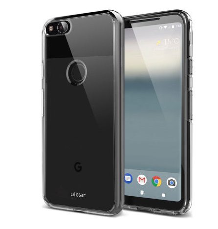 Производитель чехлов Olixar опубликовал изображения смартфонов Google Pixel 2 и Pixel 2 XL