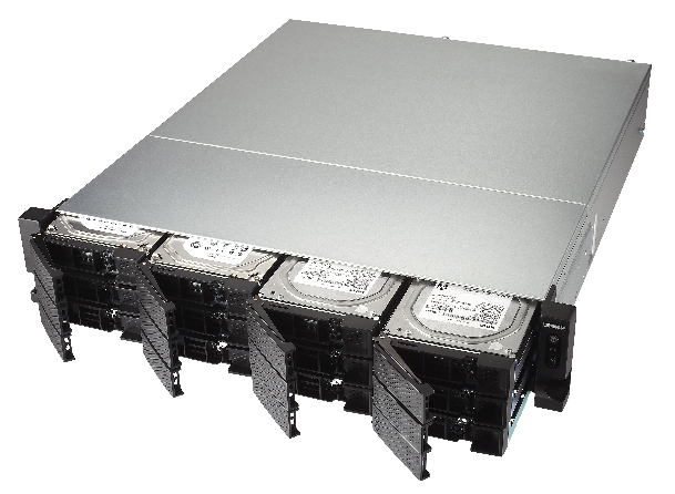 Стоечные сетевые хранилища Qnap TS-x31XU имеют два порта SFP+ 10 Gigabit Ethernet