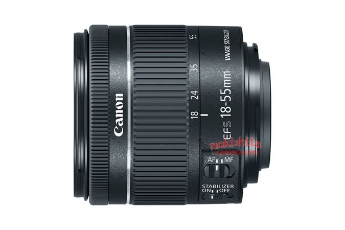 Стали известны основные данные объектива Canon EF-S 18-55mm f/4-5.6 IS STM