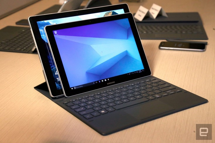 Планшеты Samsung Galaxy Book поставляются с клавиатурами и стилусами
