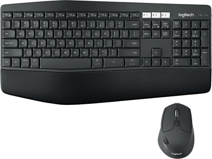 В комплект Logitech MK850 Performance входит клавиатура и мышь с беспроводным подключением