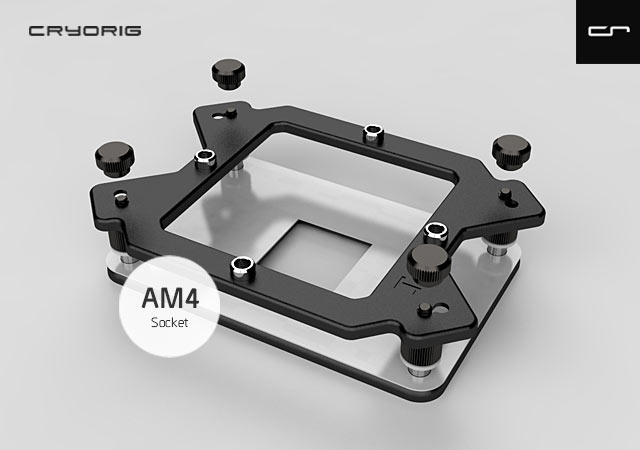 Крепления, обеспечивающие совместимость охладителей Cryorig с процессорами AMD в исполнении AM4, можно будет получить бесплатно