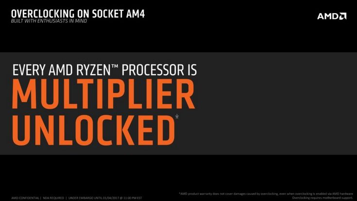 Половина новых наборов системной логики AMD будут поддерживать разгон