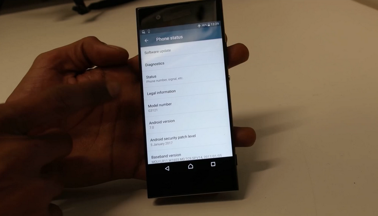 Смартфон Sony G3121, идущий на смену модели Xperia XA, засветился на видео