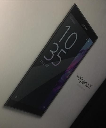 Обновленный смартфон Sony Xperia X получит уменьшенные рамки вокруг дисплея