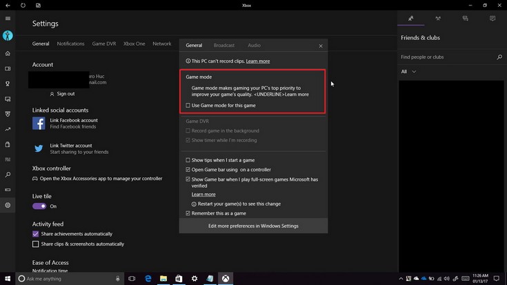 Microsoft рассказала о режиме Game Mode в Windows 10, который уже можно опробовать