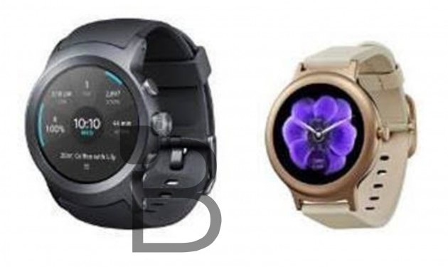 Появилось изображение часов LG Watch Sport и Watch Style