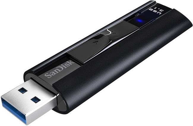Представлен самый быстрый USB-накопитель SanDisk Extreme Pro USB 3.1 емкостью 256 ГБ